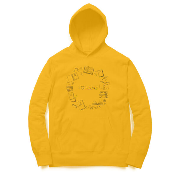 I Love Books Hoodies - Image 2