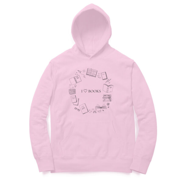 I Love Books Hoodies - Image 4