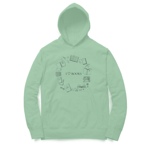 I Love Books Hoodies - Image 6