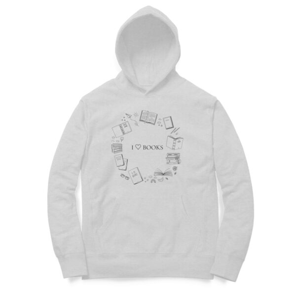 I Love Books Hoodies - Image 5