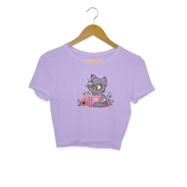 Reader Cat Crop Top - Image 7