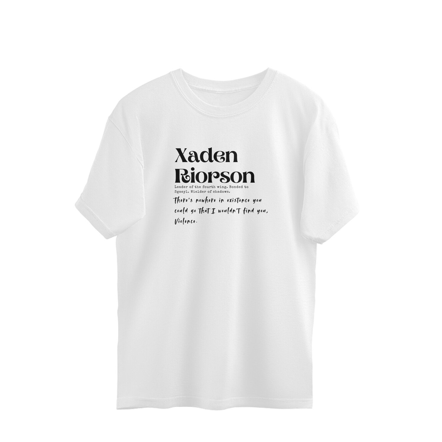 Xaden Riorson Oversized Tshirt
