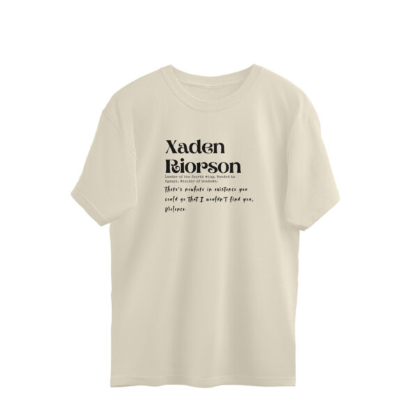 Xaden Riorson Oversized Tshirt - Image 2