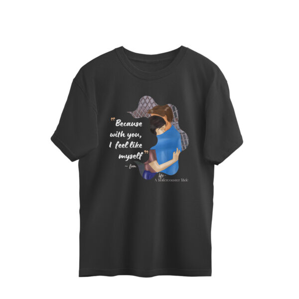 Life a Rollercoaster Ride – Quote Oversized Tshirt - Image 9