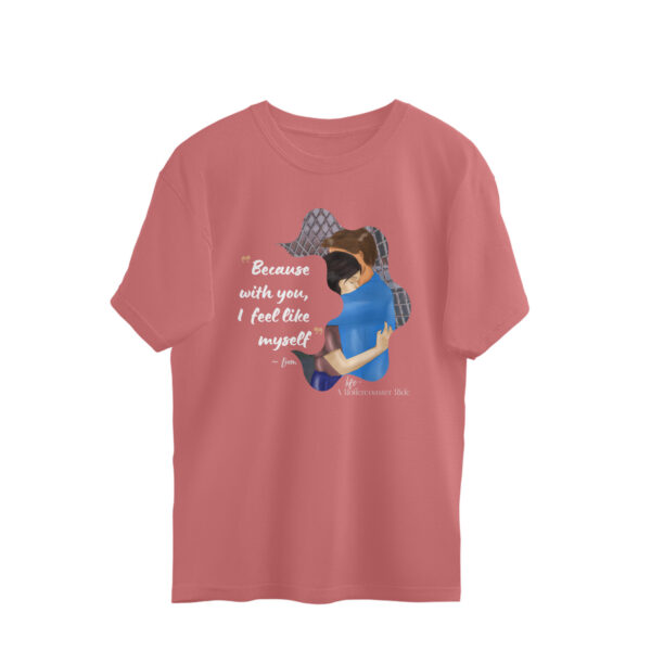 Life a Rollercoaster Ride – Quote Oversized Tshirt - Image 6