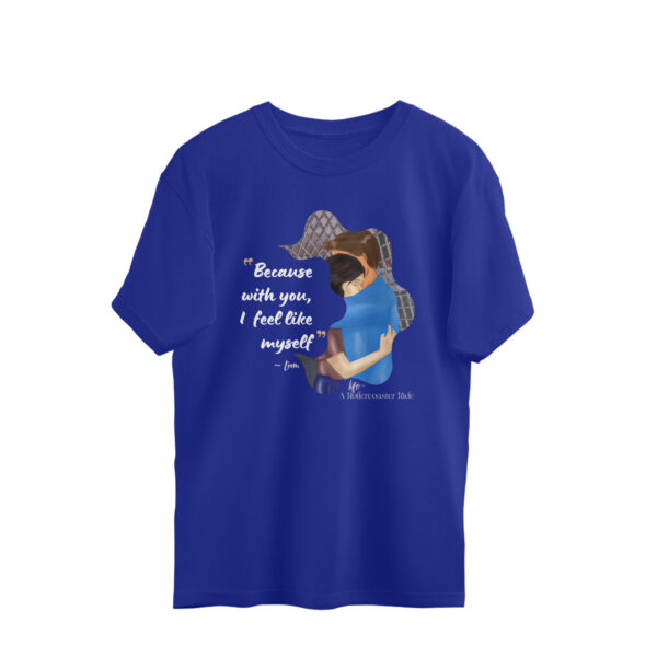 Life a Rollercoaster Ride – Quote Oversized Tshirt - Image 3