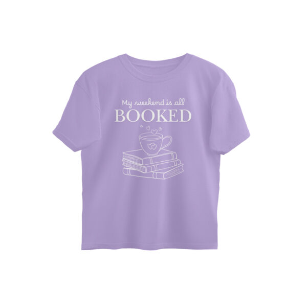 My Weekend is All Booked Oversized Tshirt - Image 6