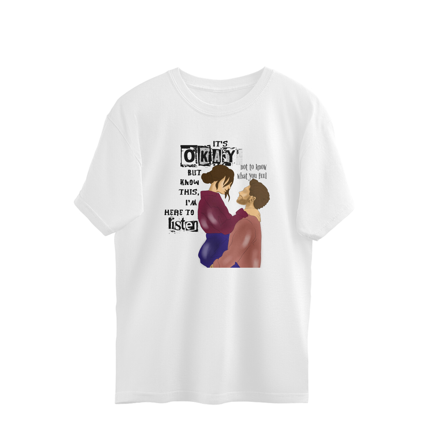 Life – Saved and Loved | Oversized T-shirt - Image 2